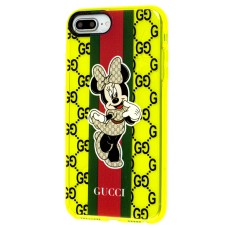Чохол для iPhone 7 Plus / 8 Plus Neon print Мінні Маус
