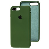 Чохол для iPhone 7 Plus / 8 Silicone Slim Full camera atrovirens
