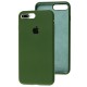 Чохол для iPhone 7 Plus / 8 Silicone Slim Full camera atrovirens