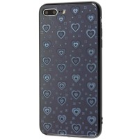 Чохол для iPhone 7 Plus / 8 Plus glass 3D чорний