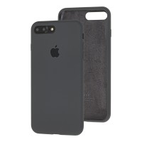 Чохол для iPhone 7 Plus / 8 Silicone Full charcoal gray