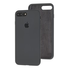 Чохол для iPhone 7 Plus / 8 Silicone Full charcoal gray