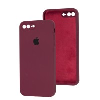 Чохол для iPhone 7 Plus / 8 Plus Square Full camera maroon