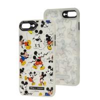 Чохол для iPhone 7 Plus / 8 Plus Brand Design mickey mouse білий