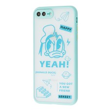 Чохол для iPhone 7 Plus / 8 Plus Picture shadow matte Donald Duck бірюзовий