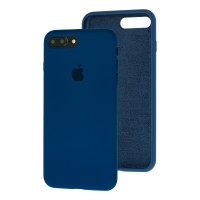 Чохол для iPhone 7 Plus / 8 Plus Silicone Full синій / deep navy