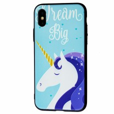 Чохол для iPhone X / Xs єдиноріг Dream big