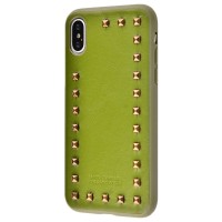 Чохол для iPhone X Polo Debonair (Leather) зелений