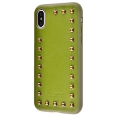 Чохол для iPhone X Polo Debonair (Leather) зелений