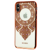 Чохол для iPhone X / Xs Beckberg Monsoon "молитва" червоний