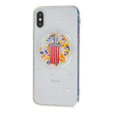 Чохол для iPhone X / XS cinema set кока-кола