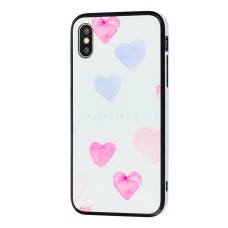 Чохол для iPhone X / Xs glass Valentine's day