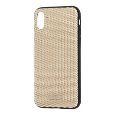 Чохол для iPhone X / Xs "Mokka 360" золотистий