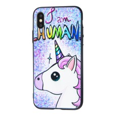 Чохол для iPhone X / Xs єдиноріг зірка