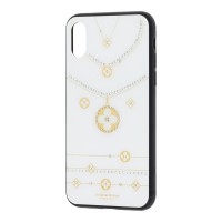 Чохол для iPhone X / Xs Tybomb намисто біле