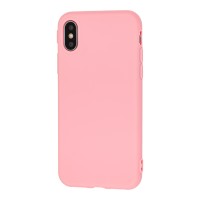 Чохол для iPhone X / Xs Matte рожевий