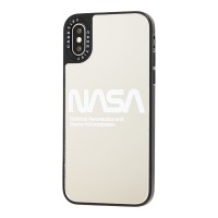 Чохол для iPhone X / Xs Tify Mirror Nasa дзеркально-сріблястий