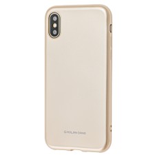 Чохол для iPhone X / Xs Molan Cano Jelly золотистий
