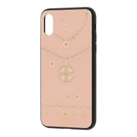 Чохол для iPhone X / Xs Tybomb намисто "рожевий пісок"