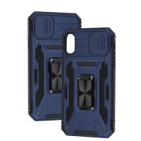 Чохол для iPhone Xr Camshield Army Ring синій / navy