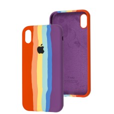 Чохол для iPhone Xr Silicone Full rainbow pride