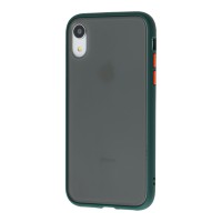 Чохол для iPhone Xr "LikGus Maxshield" оливковий