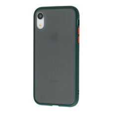 Чохол для iPhone Xr "LikGus Maxshield" оливковий
