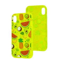 Чохол для iPhone Xr Summer Time yellow / fruits
