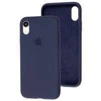 Чохол для iPhone Xr Silicone Full синій / midnight blue