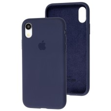 Чохол для iPhone Xr Silicone Full синій / midnight blue