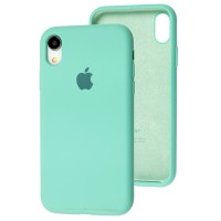 Чохол для iPhone Xr Silicone Full бірюзовий / marine green