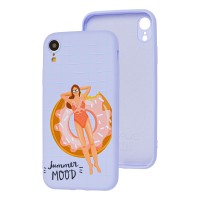 Чохол для iPhone Xr Wave Fancy summer mood / light purple