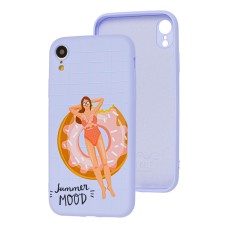 Чохол для iPhone Xr Wave Fancy summer mood / light purple