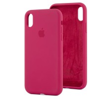 Чохол для iPhone Xr Silicone Full малиновий / pomegranate