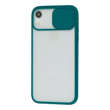 Чохол для iPhone Xr LikGus Camshield camera protect зелений