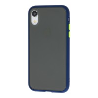 Чохол для iPhone Xr "LikGus Maxshield" синій