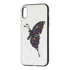 Чохол для iPhone Xr WK design білий "метелик"
