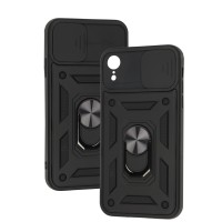 Чохол для iPhone Xr Serge Ring Armor ударостійкий чорний