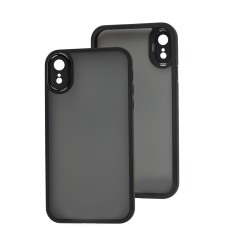 Чохол для iPhone Xr Luxury Metal Lens чорний