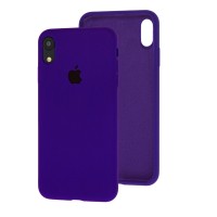 Чохол для iPhone Xr Silicone Full фіолетовий / ultra violet