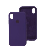 Чохол для iPhone Xr Silicone Full фіолетовий / amethyst