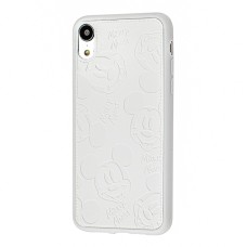 Чохол для iPhone Xr Mickey Mouse leather білий
