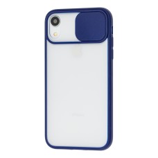 Чохол для iPhone Xr LikGus Camshield camera protect синій