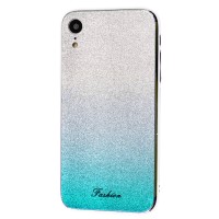 Чохол для iPhone Xr Ambre Fashion сріблястий / бірюзовий
