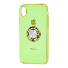 Чохол для iPhone Xr SoftRing зелений