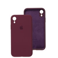 Чохол для iPhone Xr Slim Full camera maroon