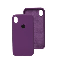 Чохол для iPhone Xr Silicone Full фіолетовий / grape