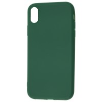 Чохол для iPhone Xr Candy зелений / forest green