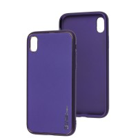 Чохол для iPhone Xr Leather Xshield ultra violet
