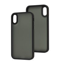 Чохол для iPhone Xr Metal Bezel чорний